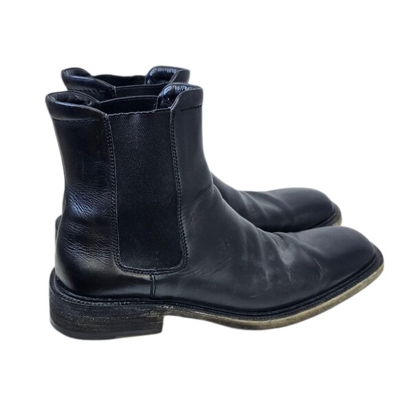 Gucci Mens Chelsea Leather Boots, Black, Slip On, Fall, Quiet Luxury, Size 9 D - Picture 6 of 14